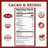 Cacao & Reishi Mushroom Blend Powder, 8oz - Organic, Non-GMO, Vegan, Gluten Free, Keto Bag  Antioxidant-Rich Raw Cacao with Adaptogens to Support Relaxation & Wellness view 2