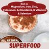 Cacao & Reishi Mushroom Blend Powder, 8oz - Organic, Non-GMO, Vegan, Gluten Free, Keto Bag  Antioxidant-Rich Raw Cacao with Adaptogens to Support Relaxation & Wellness view 3