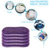 10 Pack Kitchen Dish Sponges Scrubber Non-Scratch Multi-Purpose Dishcloths, Sponge Along with Heavy Duty Scouring Power - Effortless Cleaning of Dishes, Pots and Pans view 4
