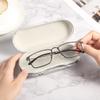 AITIME 2 in 1 Double Sided Portable Contact Lens and Eyeglasses Case, Marbling, Multifunction, Durable, Compact, Portable Storage Kit view 2