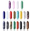 20PCS Healing Crystals Wand Stones Sets Natural Amethyst Rose Quartz Clear Quartz Tiger Eye Reiki Gemstones Bulk Hexagonal Points Energy Balancing Chakra Witchcraft Meditation Therapy Decor Desk Gift view 1