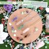 20PCS Healing Crystals Wand Stones Sets Natural Amethyst Rose Quartz Clear Quartz Tiger Eye Reiki Gemstones Bulk Hexagonal Points Energy Balancing Chakra Witchcraft Meditation Therapy Decor Desk Gift view 3