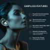 Ear Plugs for Sleeping Noise Cancelling, 30dB Noise Reduction Isolating Earplugs Washable Soft Silicone Sound Blocking Ear Plug for Sleep, Work, Shooting, Reusable 2 Pairs with 8 Ear Tips (White) view 2