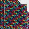 NEPOG Birthday Wrapping Paper for Girls Boys Kids Women Men, Gradient Color Happy Birthday Wrapping Paper with Cut Lines on Reverse, 6 Sheets Folded Flat 20x28 inches for Birthday Occasion view 1