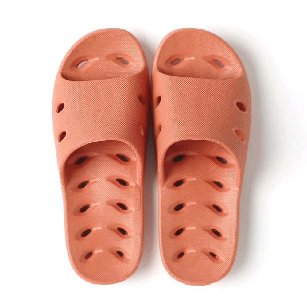 Sonze Foot Massage Relax Shoes,Reflexology Acupressure Foot Massager,Quick-Drying Bathroom Slippers, Non-Slip Couple Home Shoes,Red,39-40