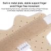 Finger Extension Splint, Finger Splint Brace Finger with Removable Built in Aluminum Strip, Sprain Fracture Fixation Support for Index Middle Ring Finger (Skin Color) view 3