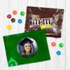 24ct Personalized Graduation Candy M&M's Fun Size Party Favors with Photo (24 Pack) - Class of 2025 - Green Foil (3x4in) - No Assembly Required view 1