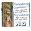 25 Graduation Candy Bar Wrappers  Custom Photo, School Name & Year  Perfect for Party Favors  Fits Standard 1.55 oz Bars view 2