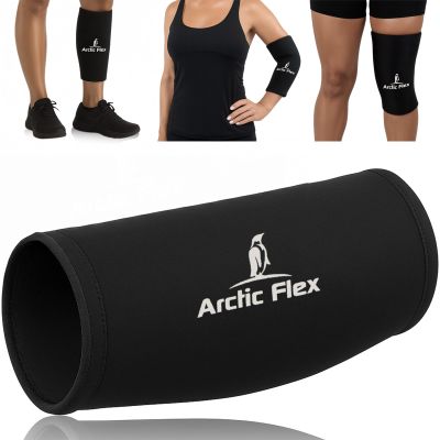 Arctic Flex Ice Sleeve for Knee, Elbow, Arm - Hot & Cold Freeze Pack Wrap for Tennis Pain Relief, Tendonitis - Gel Compression Brace for Injuries - Therapy Compress - Reusable, 360 Coverage
