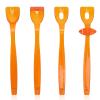 4PCS Tongue Trainer, Plastic Tongue Tip Exerciser Portable Oral Lips Exerciser Plastic Perceiving Recovery Tool for Dysarthria(Orange) view 1