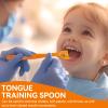 4PCS Tongue Trainer, Plastic Tongue Tip Exerciser Portable Oral Lips Exerciser Plastic Perceiving Recovery Tool for Dysarthria(Orange) view 4