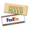 12ct Personalized Cinco De Mayo Party Favors Candy Bars (12 Count) - Milk Chocolate - Promotional Products Company Logo view 1