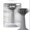 ezpz Bottle Brush (Gray) - Odor-Resistant Silicone Cleaning Tool with Long Sturdy Handle and Suction Base - Flexible Top for Tight Spaces - Gently Cleans Cups, Glasses, Bottles and Accessories view 1