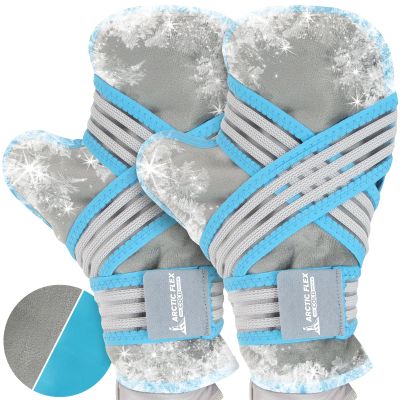 Arctic Flex Vive Cold Gloves for Chemotherapy Neuropathy (Pair of 1) - Heavy Duty Clay Ice Mitts for Hands - Hot & Cold Therapy Gloves - Frozen Chemo Hand Ice Packs for Arthritis Pain