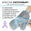 Arctic Flex Vive Cold Gloves for Chemotherapy Neuropathy (Pair of 1) - Heavy Duty Clay Ice Mitts for Hands - Hot & Cold Therapy Gloves - Frozen Chemo Hand Ice Packs for Arthritis Pain view 3