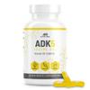 ALPHA RISE ADK Vitamin Supplement + Olive Oil for Better Absorption | ADK 5 Supplement with Vitamin A D and K | 5000 iu of Vitamin D3 + K2 (MK7+MK4) | 90 Liquid Capsules | Vegetarian | Non-GMO view 1