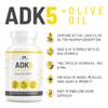 ALPHA RISE ADK Vitamin Supplement + Olive Oil for Better Absorption | ADK 5 Supplement with Vitamin A D and K | 5000 iu of Vitamin D3 + K2 (MK7+MK4) | 90 Liquid Capsules | Vegetarian | Non-GMO view 2