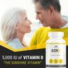 ALPHA RISE ADK Vitamin Supplement + Olive Oil for Better Absorption | ADK 5 Supplement with Vitamin A D and K | 5000 iu of Vitamin D3 + K2 (MK7+MK4) | 90 Liquid Capsules | Vegetarian | Non-GMO view 3