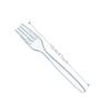 RUITASA Disposable Plastic Forks,50PCS Plastic Forks,Fancy Plastic Cutlery,Clear Plastic Silverware Bulk,Disposable Flatware for Everyday Party view 2