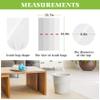 1.2 Gallon 210 Counts Strong Trash Bags Garbage Bags, Bathroom Trash Can Waste Basket Liners, Small Plastic Bags for home office kitchen, fit 5 Liter 5L, 1 Gal, Clear view 2