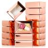 Zonon 30 Pcs Soap Boxes for Homemade Packaging, Mini Kraft Treat Boxes with Window for Bakery Candy Soap Making Gift Packaging(3.5 x 2.4 x 1.2 Inch,Rose Gold) view 1