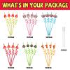 24 Fire Truck Party Favors Drinking Straws for Fire Truck Birthday Party Supplies with 2 PCS Straws Cleaning Brush view 3