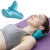 Xemz Cervical Spine Massage Pillow, Neck and Shoulder Relaxer Neck Massage Pillow, Cervical Spine Alignment Chiropractic Pillow Cervical Neck Traction Device Neck Stretcher for TMJ Pain Relief (Blue) view 1