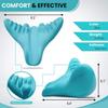 Xemz Cervical Spine Massage Pillow, Neck and Shoulder Relaxer Neck Massage Pillow, Cervical Spine Alignment Chiropractic Pillow Cervical Neck Traction Device Neck Stretcher for TMJ Pain Relief (Blue) view 3