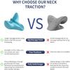 Xemz Cervical Spine Massage Pillow, Neck and Shoulder Relaxer Neck Massage Pillow, Cervical Spine Alignment Chiropractic Pillow Cervical Neck Traction Device Neck Stretcher for TMJ Pain Relief (Blue) view 4