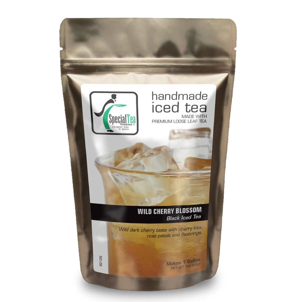 Special Tea Wild Cherry Blossom Black Tea Makes One Gallon of Iced Tea