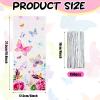 100 Pcs Butterfly Gift Bags - 10.8 x 5 Inch Butterfly Goodie Bags Cellophane Spring Flower Treat Candy Bag Party Favor Bag with 150 Twist Ties for Girls Butterflies Baby Shower Birthday Party Supplies view 2