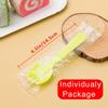 4.3" Mini Disposable Sporks 100ct, Plastic Spork 2-in-1 Utensils, 4 Colors, 25ct Individual Package Per Color - Made by Mavere view 2
