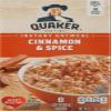 Quaker Instant Oatmeal, Cinnamon & Spice, 1.51oz Packets (8 Pack) view 4