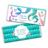25ct DIY Mermaid Birthday Party Favors Personalized Wrappers for Chocolate Bars Kid's (25 Count) - Party Supplies view 2
