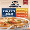 Quaker Instant Grits, Cheese Lovers Variety Pack, 0.98oz Packets (10 Pack) view 3