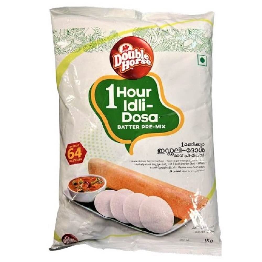Dosa Powder Idli Flour Podi 1 Hour PREMIX Double Horse 1KG - Spicerange.com