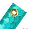 8ft Personalized Mermaid Birthday Party Garage Banner - Party Decorations & Supplies view 2