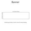 5ft Personalized Mermaid Birthday Banner Party Decoration (5 foot) - Mermaid Kids Bday Party Supplies view 2
