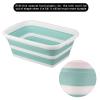 2 Pack Collapsible Bucket with 2.25 Gal / 8.5L Each, Plastic Tub, Portable Wash Basin for Home and Garden, Foldable Camp Sink with Upgrade Reinforced Hard Plastic Rim view 4