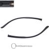 1 Pair Plastic Eyeglass Arms TR90 Glasses Replacement Temple Legs 4mm and 3-in-1 Screwdriver Glasses Repair Kits Single Flat Teeth view 1