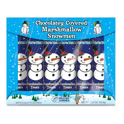 Chocolatey Covered Marshmallow Snowmen Set of 3