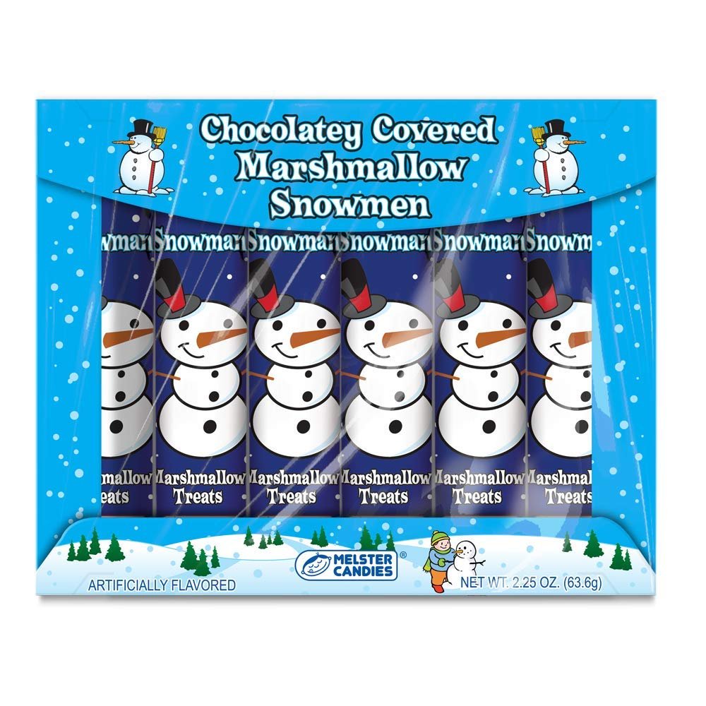 Chocolatey Covered Marshmallow Snowmen Set of 3