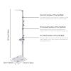 Professional Digital Physicians Scale 440lbs/200kg Capacity Digital Medical Scale for Body Weight and Height Scale Range 80-210CM BMI Body Fat Measurement Device (US Stock) view 3