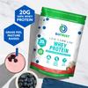 BioTrust Low Carb Lite, 20 Grams of Grass-Fed Whey Protein Isolate, 100 Calories, ProHydrolase Digestive Enzymes, Non-GMO, Free from Soy and Gluten, rBGH-Free (14 Servings) (Strawberries and Cream) view 3