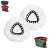 2 Pack Mop Replacement Heads for O-Ceda EasyWrin Spin Mop, Microfiber Spin Mop Refills, Easy Cleaning Mop Head Replacement view 1