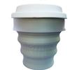 Kuppo Eco-friendly Compact Portable Lightweight Nontoxic Plastic-free Drinking Silicone Rubber Cup US Patented (Grey) view 1