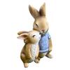 Happyyami Garden Decoration Bunny Photography Props Easter Mini Bunny Figurines Cute Bunny Figures Outside Toys Animal Model Moss Micro Landscape Ornaments Mini Toy Dashboard Rabbit Resin view 1