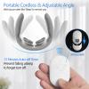 JICHAMOXY Electric Pulse Neck Massager with Heat for Pain Relief 10 Modes 15 Intensities Therapy Deep Tissue Trigger Point Intelligent Massager Cordless Gifts for Men Women view 4