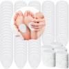 100 Packs Metatarsal Foot Pads Ball of Foot Cushions Forefoot Pads for Women Men Metatarsal Support for Forefoot Sole and Support, 0.2 Inch Thick, White view 1