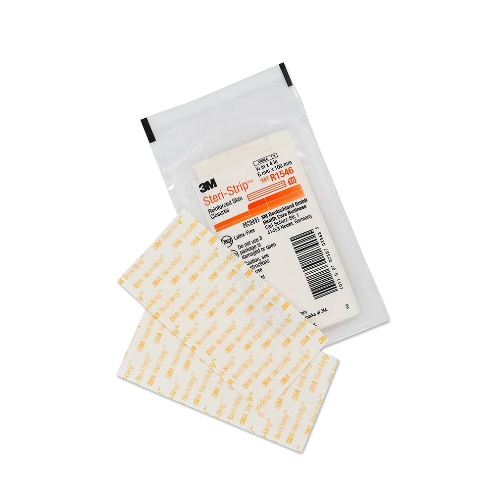 3M Healthcare Steri-Strip 1/4" x 4", Reinforced Category: Specialty Dressings Woundcare Products (10 Strips)
